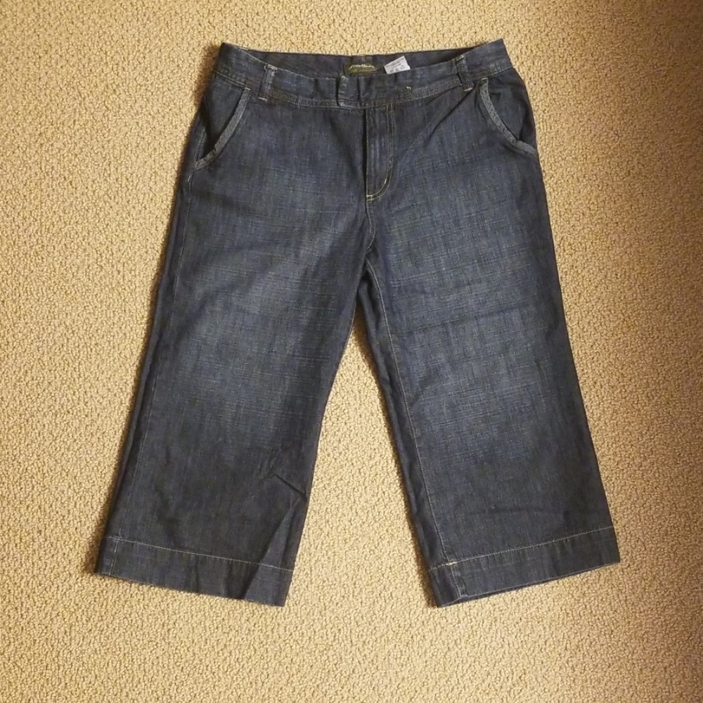 Eddie Bauer Wide Leg Crop Jean